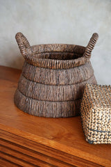 Chisomo Basket by Bazar Bizar – Natural Material, Artisanal Craftsmanship