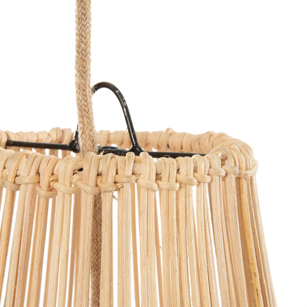 Aphrodisiac Pendant Lamp - Unique Home Decor in Natural Rattan