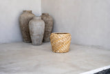 Chidi Basket – Natural Banana Leaf Storage with Unique Diagonal Design