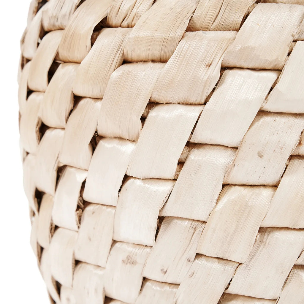 Chidi Basket – Natural Banana Leaf Storage with Unique Diagonal Design