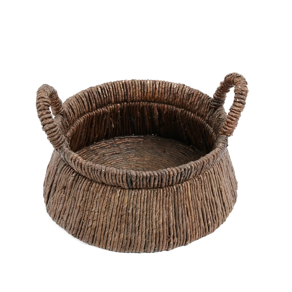 Chizara Mand Basket – Natural Banana Leaf with Triangular Design