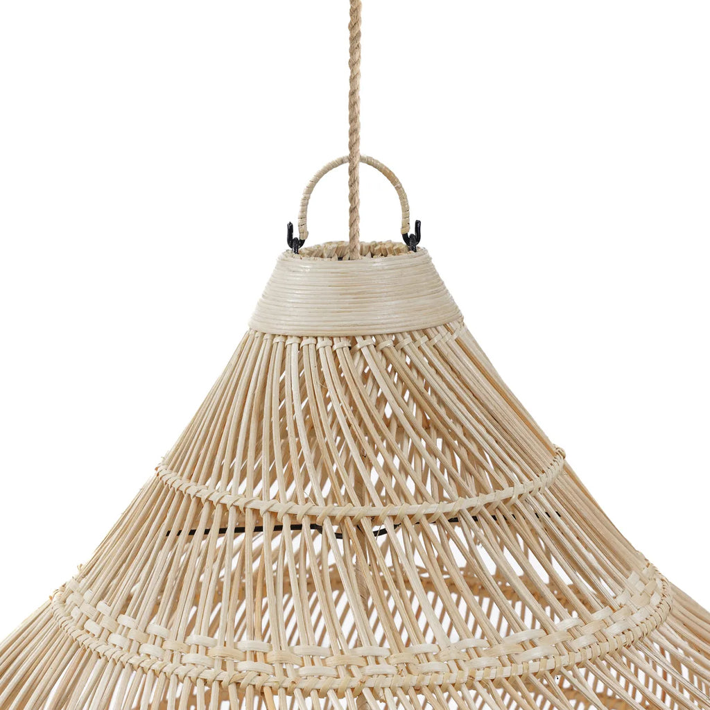 Rattan Drop-Shaped Lampshade - Natural Rattan - Durable & design