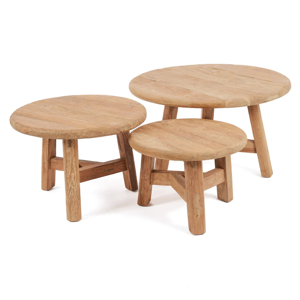 Fusuma Coffee Tables – Recycled Teak Wood with Rustic Elegance