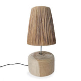 "De Grass" Teak Wood Table Lamp - Natural - maisonbymartina