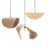 Lovalova Pendant Lamp – Woven Grass Ligh -  Organic Shape