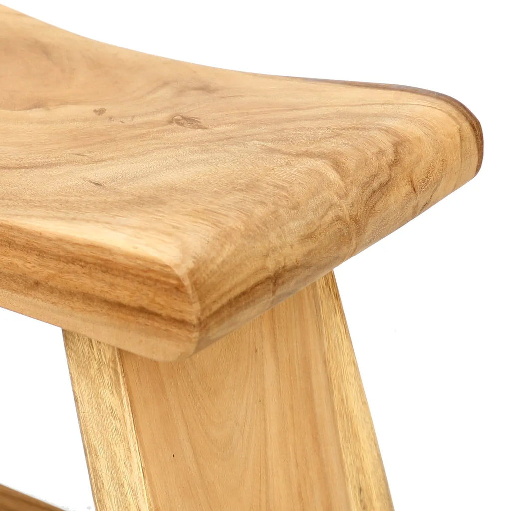 Versatile Suar Wood Stool – Perfect for Any Room