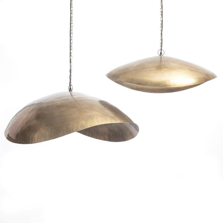 "Fortune Cookie" Pendant Lamp - Brass - XL - maisonbymartina