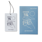 Onsen Air Freshener by Earl of East, featuring a refreshing blend of peppermint, eucalyptus, and mandarin.