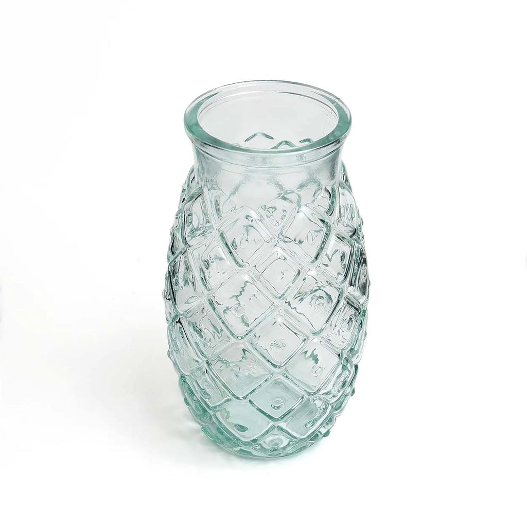 Fun Recycled Glass Pineapple Glass for Cocktails