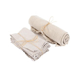 The Linen Tablecloth - Beige - 150x150 - maisonbymartina