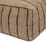 The "Oh My Gee" Bohemian Pouffe - Beige Black - maisonbymartina