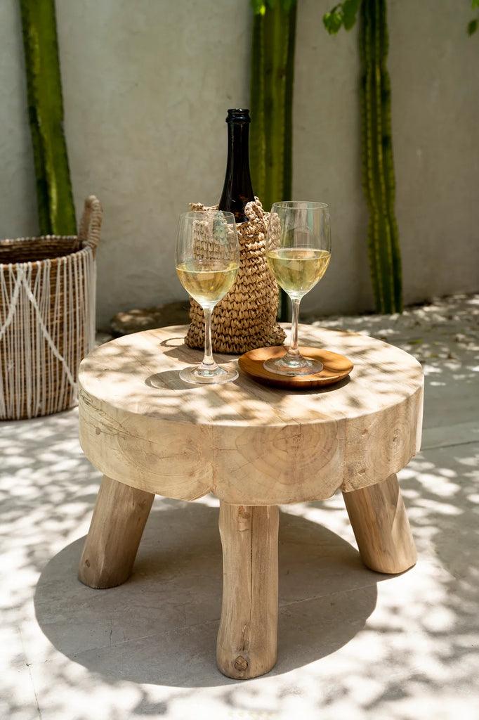 The "Rhodes" Side Table - Natural - maisonbymartina