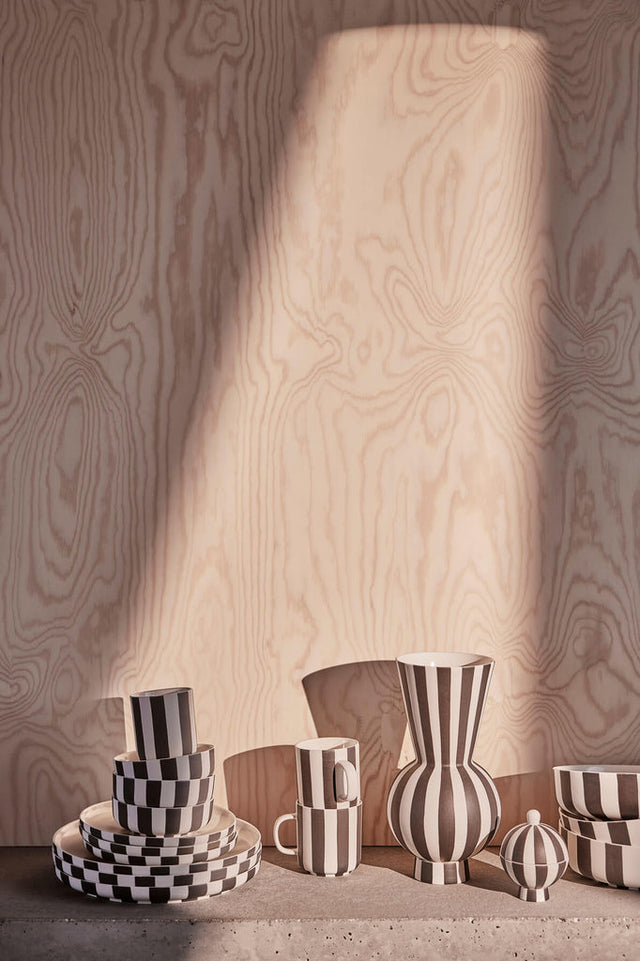 TOPPU - Round Stoneware Vase OYOY LIVING