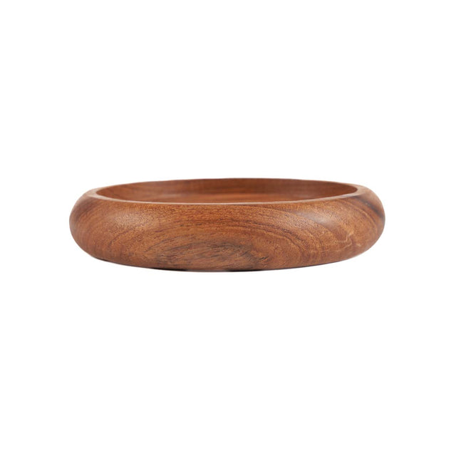 Versatile Teak Wood Coaster, perfect for cups, glasses, or small vases, protecting surfaces with style.